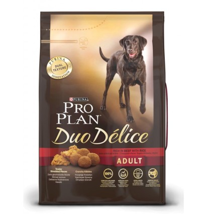 Pro Plan Duo Delice сухой корм для взрослых собак с говядиной и рисом 700 гр. 